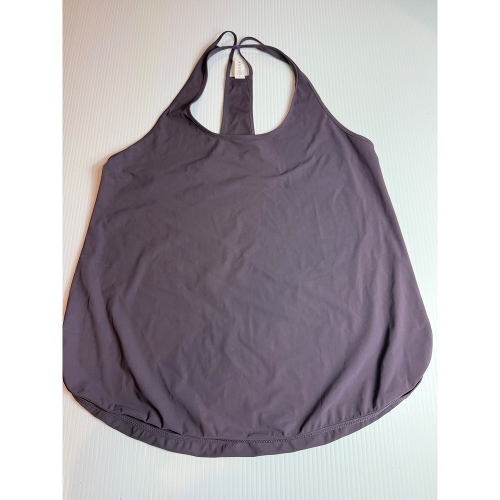 Lululemon Womens Size 6 Purple Racerback Athletic Yoga Tank Top Relaxed Fit‎